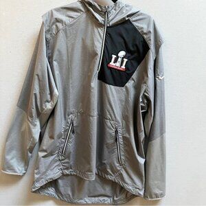 NFL Team Apparel Nike Super Bowl Falcons Patriots Media Day Jacket Sz XL